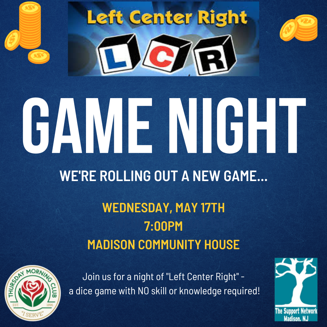  left center right game night co hosted with the thursday morning club